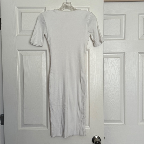 Kookai White T-Shirt Dress XS - Picture 5 of 6